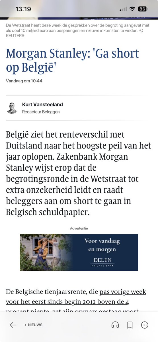 gertdemesure's tweet photo. Terwijl men struikelt over een hoofddoek, bezig is met 13 studenten en de conner klaagt over sociale media, komt Morgan Stanley met wat advies! Zouden de politici begrijpen wat dit inhoudt? https://t.co/lfw6cgE2hM