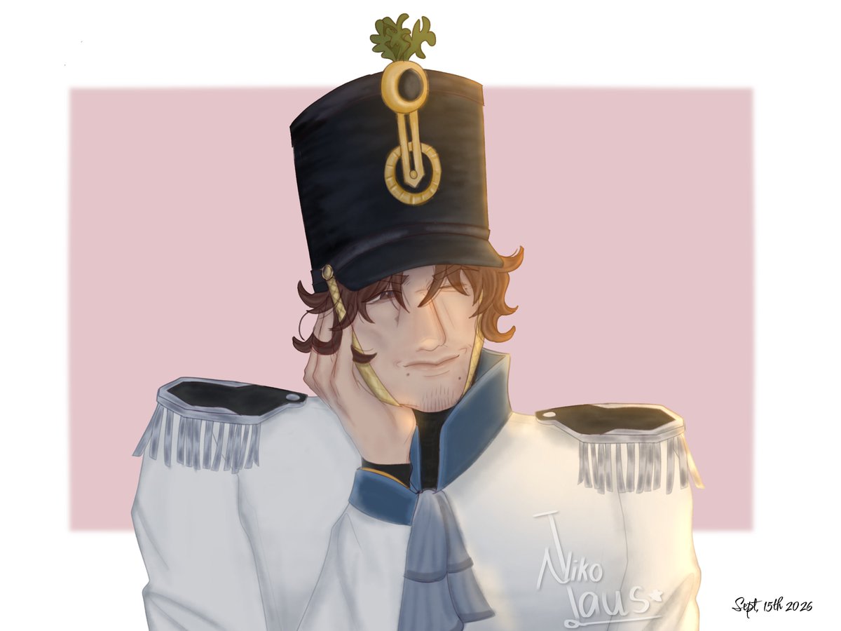 oniv_el's tweet photo. [🥃] My SONA, Nikolaus von Waldstein, he is the weirdest officer among all of my officer ocs. He is 30 y.o. #lol
tag: #gutsandblackpowder #gnb #roblox #oc #sona https://t.co/WpyPIz8TKX