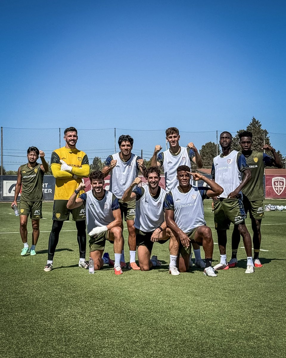 CagliariCalcio's tweet photo. Vincitori di oggi ✅🤩 (+intrusi 🤌) https://t.co/8YPDjuN1SZ