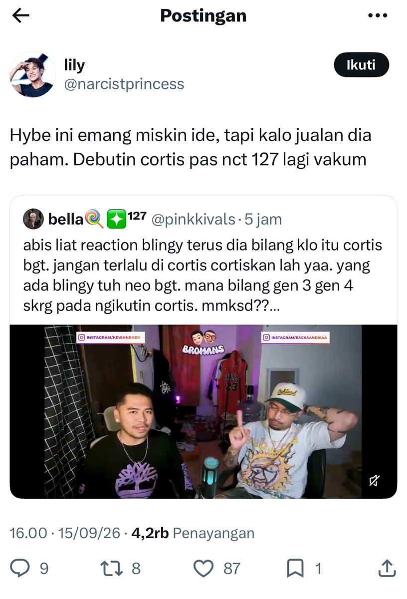 serbase_'s tweet photo. “hybe ini emang miskin ide, tapi kalo jualan dia paham. Debutin cortis pas nct 127 lagi vakum”

🤔🤔🤔 https://t.co/HE8Kv4iCAo