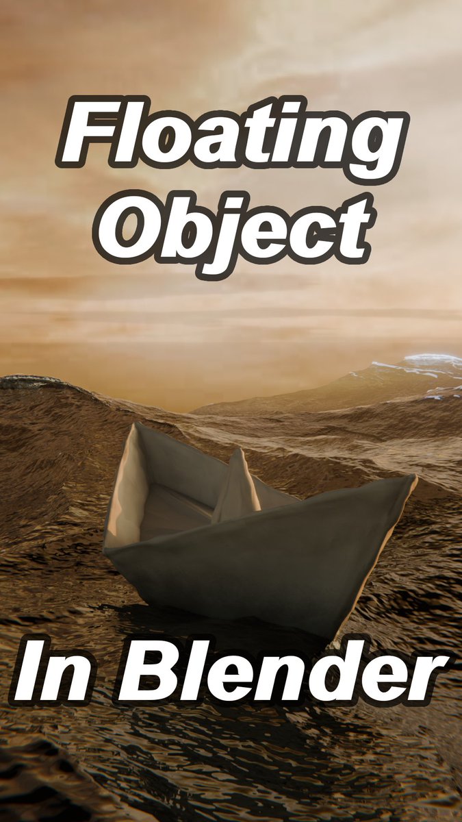 Falco3DR's tweet photo. 🟡Floating Objects in Blender !🟡
Want to make your object float in Blender ?
#blender #blender3d #b3d #blendertips #blendertutorial #shrinkwrap #tuto #tutorial #blendermodifier #3dtips #3dart #3drender #blenderartist #blendercommunity https://t.co/fXPdxnWHgE