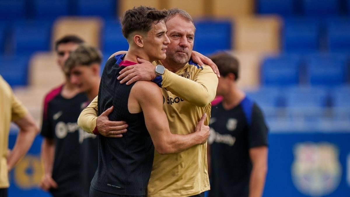 Somhiseremfcb's tweet photo. 🗣️ Hansi Flick: "Gavi tiene mucha ambición, siempre quiere jugar. Empezó en Elche pero se lesionó."

"Ahora tiene que aceptar que el equipo está haciendo muy bien pero los necesito a todos sabiendo que son importantes." https://t.co/sR99mr8U8b