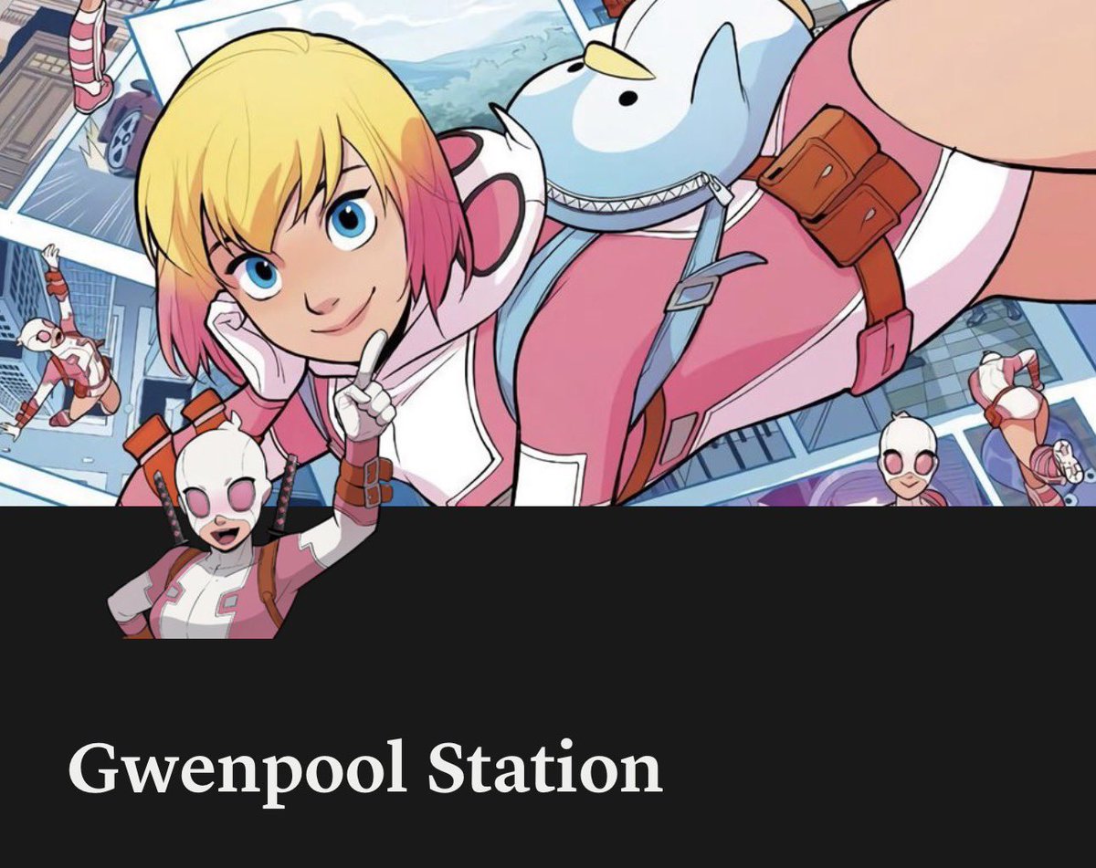 SaraBush42's tweet photo. My Gwenpool website, updated with everything Gwenpool! 🤍

🔗 https://t.co/iBgJL4I9IH https://t.co/oBCBYxpGoC