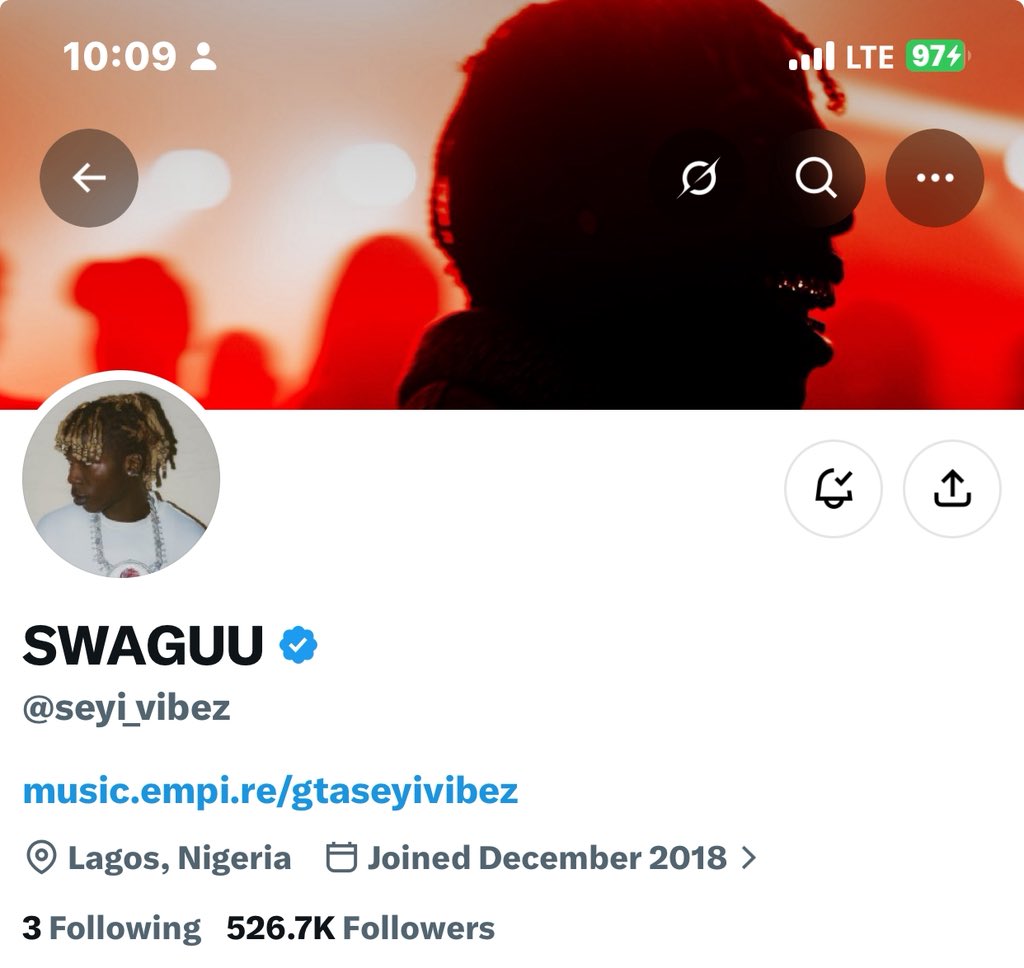 Basit_global's tweet photo. Person wey wan drop album never update his profile 🤦‍♂️ https://t.co/hL5FaambRw