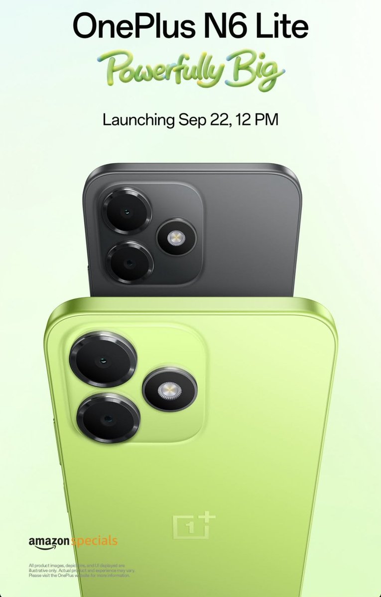 Ravikrn36's tweet photo. One Plus N6 Lite phone 1st complete look officially revealed by One Plus and launching on 22nd Sep 12PM in 🇮🇳
#OnePlus #OnePlusN6Lite https://t.co/GTQb9aCnB1