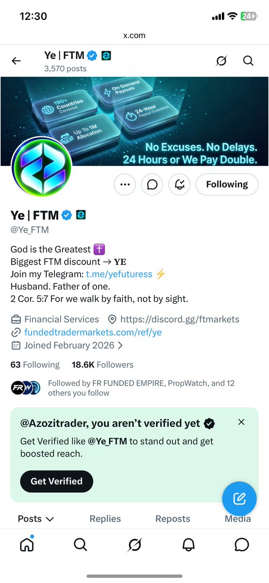 Azozitrader's tweet photo. @PropFirmsGuru @FTMarketslive @Ye_FTM @FTMAsiaHQ Thanks for opportunity https://t.co/UWUD40AYq5