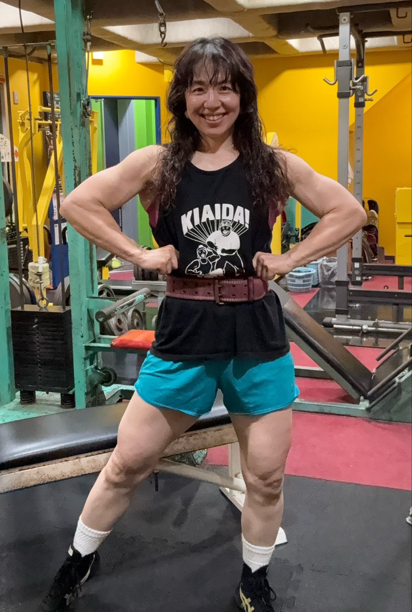kyokohamaguchi's tweet photo. GYMで筋力トレーニングして
鍛えてきましたー♡
#筋トレ
#浜口京子 https://t.co/TRaKeDdEnz