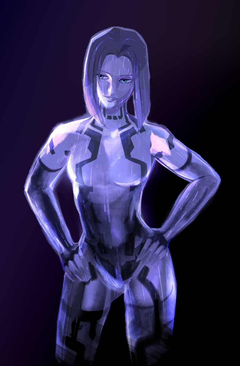 8log4ICY's tweet photo. Halo 2's Indigo Cortana 
for you https://t.co/vm4aLAkTo5
