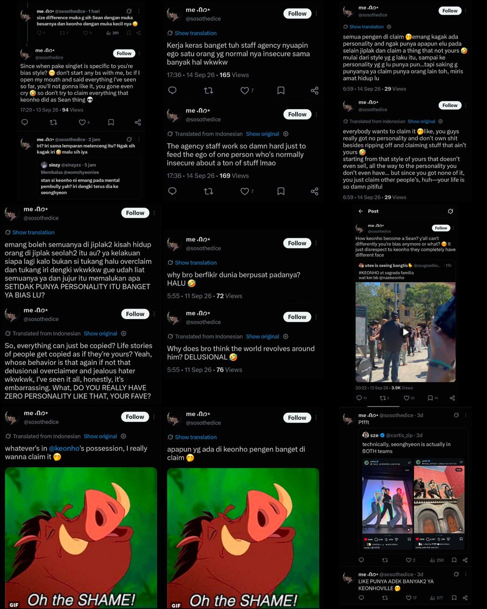 PROTECTESH's tweet photo. 🚨 MASS REPORT❗️

These accs keep hating on &amp; shading Seonghyeon. Please help report the account and the violating posts.

🔗 @/sosothedice https://t.co/VIVYwIvQqI
🔗 @/konoiskono https://t.co/I0tpv1BS7i 

📌 Report under:
- Hate → Hateful references
- Spam

📌 DO NOT ENGAGE ❌ https://t.co/7h5oUYHUTH