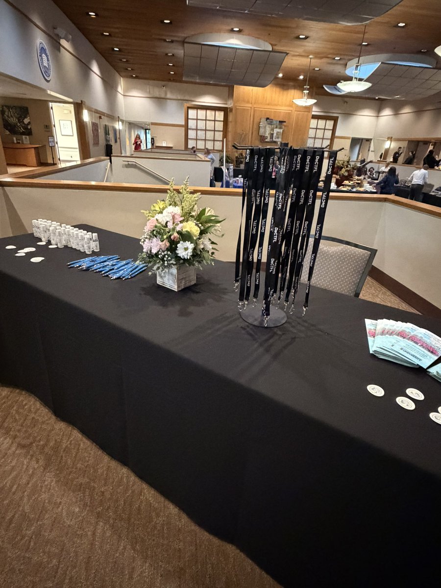 DECTFL's tweet photo. Attendees arrive and check in at the DECTFL conference! #dectfl26 https://t.co/FecC4sLx5M