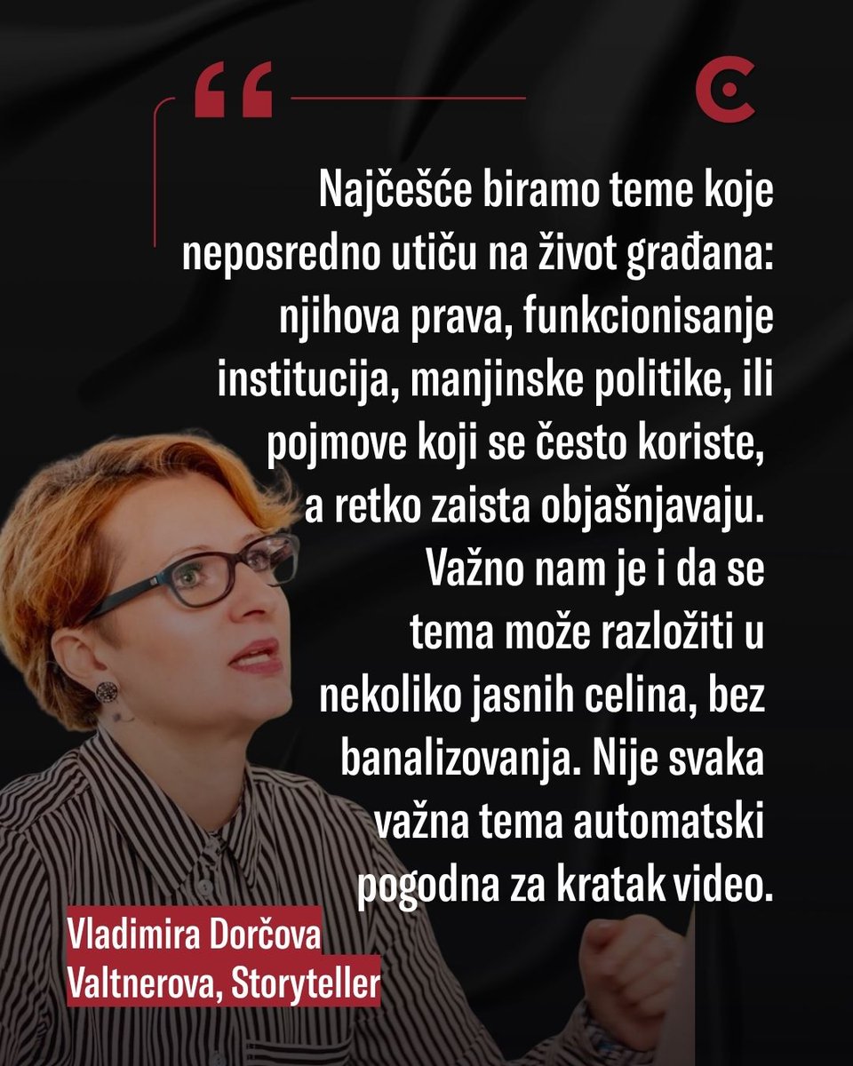 cenzolovka's tweet photo. 🗣️ "Nema nikakve sumnje da će eksplejneri vremenom dobijati na značaju i biti sve uticajniji. Oni će menjati svoju formu, ali će suštinu zadržati. Objašnjenja će ostati njihova najbitnija i suštinska karakteristika." (Marko Nedeljković, vanredni profesor FPN)

Ceo tekst: https://t.co/HONqBhIDuB