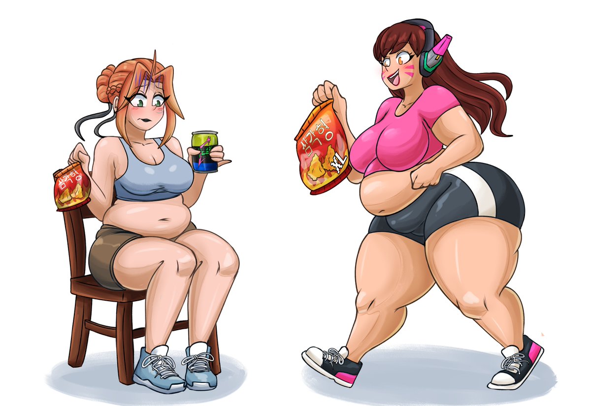 HeavyHuntresss's tweet photo. "Something about this 'gamer diet' doesn't seem right."

(...but it tastes good at least~) https://t.co/OKflvnRj5f