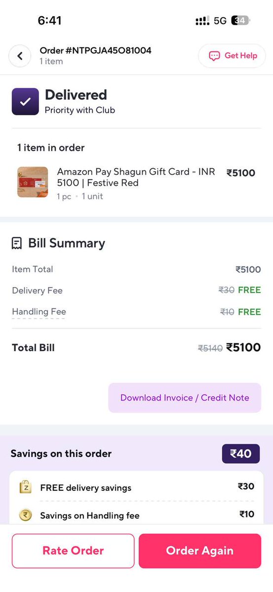 bikarajput's tweet photo. ₹5100 Amazon Gift Card bought on 9 Sept from @ZeptoNow  is INACTIVE. @AmazonHelp says Zepto must activate, but Zepto blames Amazon! My money is stuck &amp; support is ignoring me.
Zepto ID: TK28A1B7A7B8C
Amazon ID: D531059198
Resolve NOW! @jagograhakjago @consumercourtin https://t.co/xtePxI70Ed