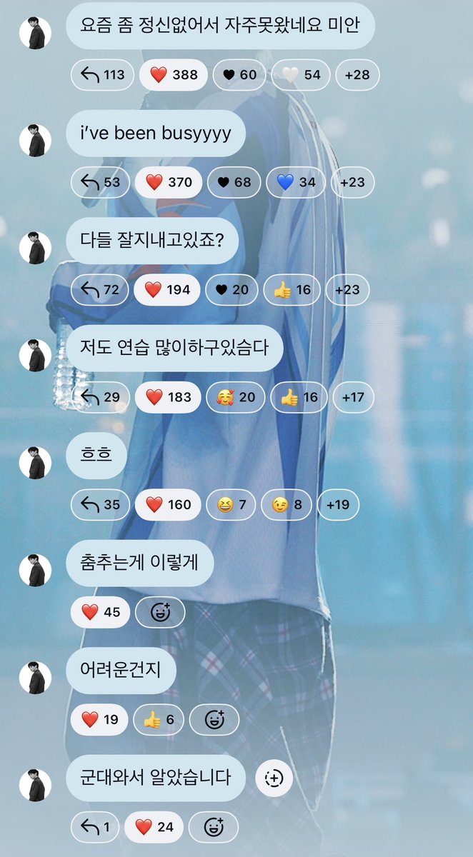 inevan's tweet photo. Daniel IG Channel #KANGDANIEL 
I’ve been a bit overwhelmed lately so I couldn’t come by often, sorry
i've been busyyyy
Is everyone doing well?
I’ve been practicing a lot as well
Hehe
Coming to the military made me realize just how hard dancing really is
Military drills are honestly easier..
Anyway..! It’d be great if you look forward to the stage haha