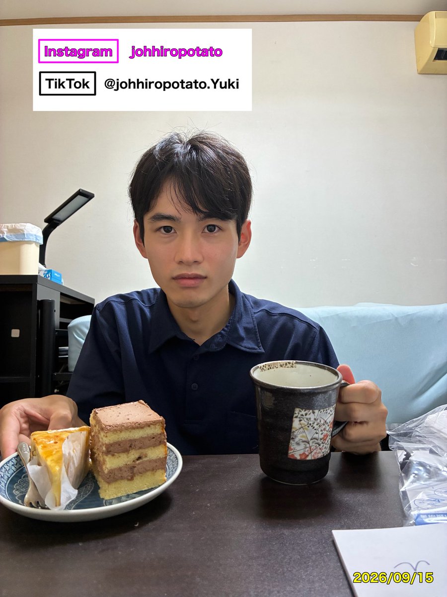 Johhiropotato's tweet photo. 16歳自閉症､帰宅
#2026年9月15日 #火曜日 #常広芋 #常広優輝 #陰キャ男子 #帰宅 #帰宅後フォト https://t.co/UdFWasTTL9