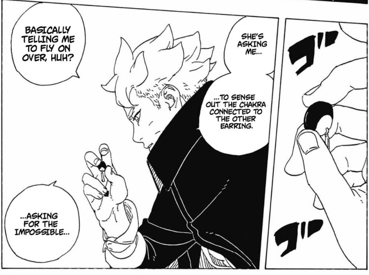 Borusar77830356's tweet photo. She asks for the impossible because she knows you’ll do the impossible. A man in love is capable of doing the impossible 😌🤭

Will we see an improvement in his flying raijin?? 👀👀

#borusara https://t.co/b2mLWvWdpy