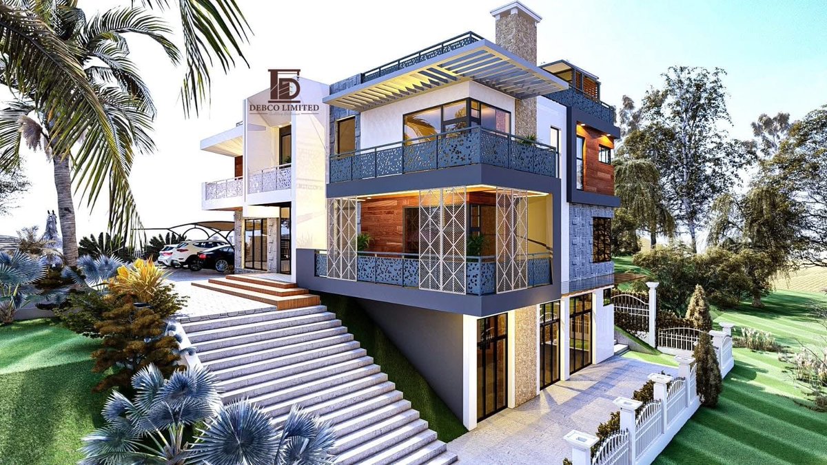 Debco_Construct's tweet photo. 🏡 Proposed 4-bedroom villa unveiled at Ngong, this luxury residence features 4 ensuite bedrooms, a dedicated DSQ, ground floor lounge, first floor family room, subterranean basement lounge, and a state-of-the-art gym. 🔑
#Debco #BrillianceBuilding #mansion #ensuite #NgongVilla https://t.co/3bm5JRgHRC