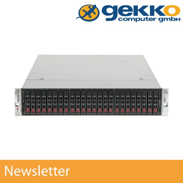 GEKKO_Computer's tweet photo. Halber Tank oder volles Rack? Server&amp;Parts von GEKKO! https://t.co/IQEMJGgGfb Supermicro CSE-216 Server 2x EPYC 7451 24-Core 2,3GHz 1TB DDR4 RAM 26x SFF https://t.co/MPquW43cai