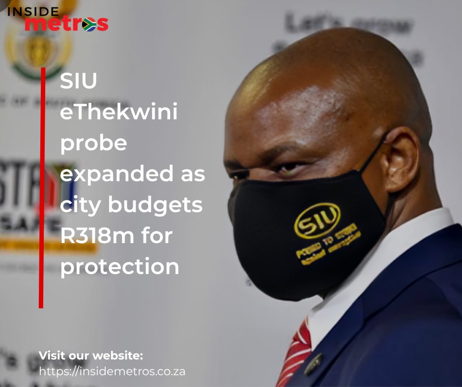 insidemetrosza's tweet photo. President #CyrilRamaphosa has expanded a corruption probe into #eThekwiniMunicipality's security operation. Six contracts spanning nearly 23 years are under scrutiny as the city budgets millions for private guards and #VIPprotection
https://t.co/v5k95IdRhL
#insidemetro https://t.co/UlmZ6ZaHPE