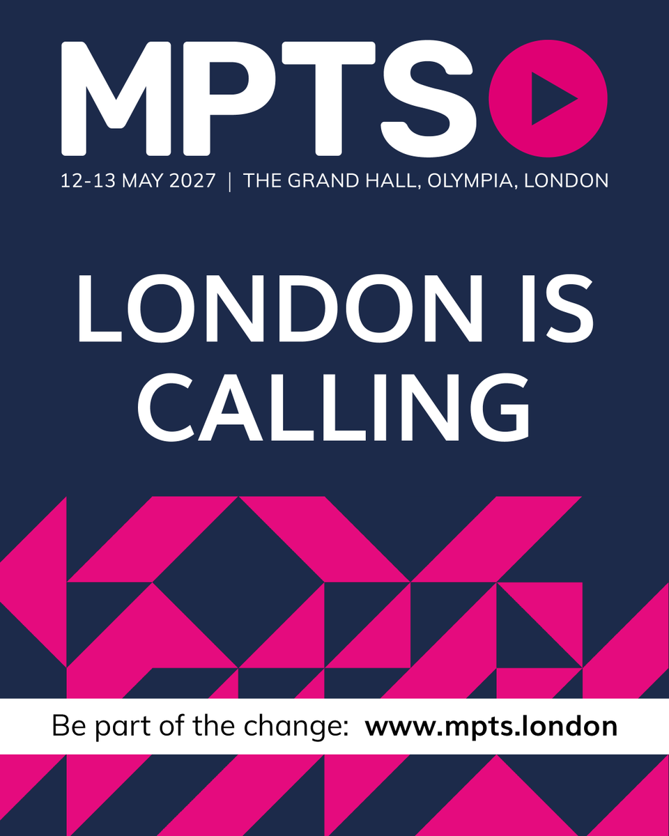 mpts_london's tweet photo. 📢London is calling!

The next opportunity to bring your business face-to-face with the broadcast, production and media community is waiting for you right here in the UK.

On 12–13 May 2027, MPTS returns to The Grand Hall, Olympia London, bringing together the people behind the content and the technology that makes it possible.

If MPTS is part of your 2027 plans, now’s the time to start the conversation.

London is Calling. Lead the Change.

👉Enquire about exhibiting: https://t.co/yCnYNHqiJg

#MPTS #MPTS2027 #Exhibitors #TradeShow #MediaTech #FilmTV #Networking #PostProduction #Studios #Pitching #Workflow