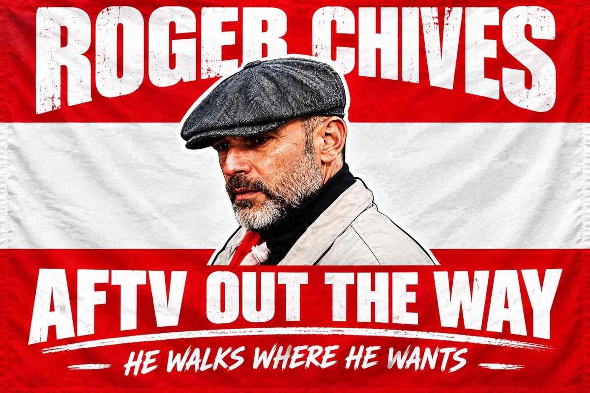 SamHoweAFC's tweet photo. @block13afc @AFTVMedia All hail Roger Chivers 🙏🏻🔴⚪️ https://t.co/5AZpG3b2F1