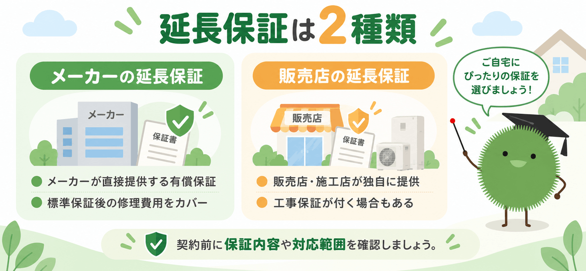 priceenergy_com's tweet photo. 【🔧エコキュートの延長保証とは？】

エコキュートは、10年以上使うことを前提とした設備です。

しかし、メーカー保証が切れた後に高額な修理費用がかかるケースもあります。

そんな不安に備える延長保証について、メーカー別の保証内容や加入前のポイントを記事にまとめました👇 https://t.co/5d6GidOR11