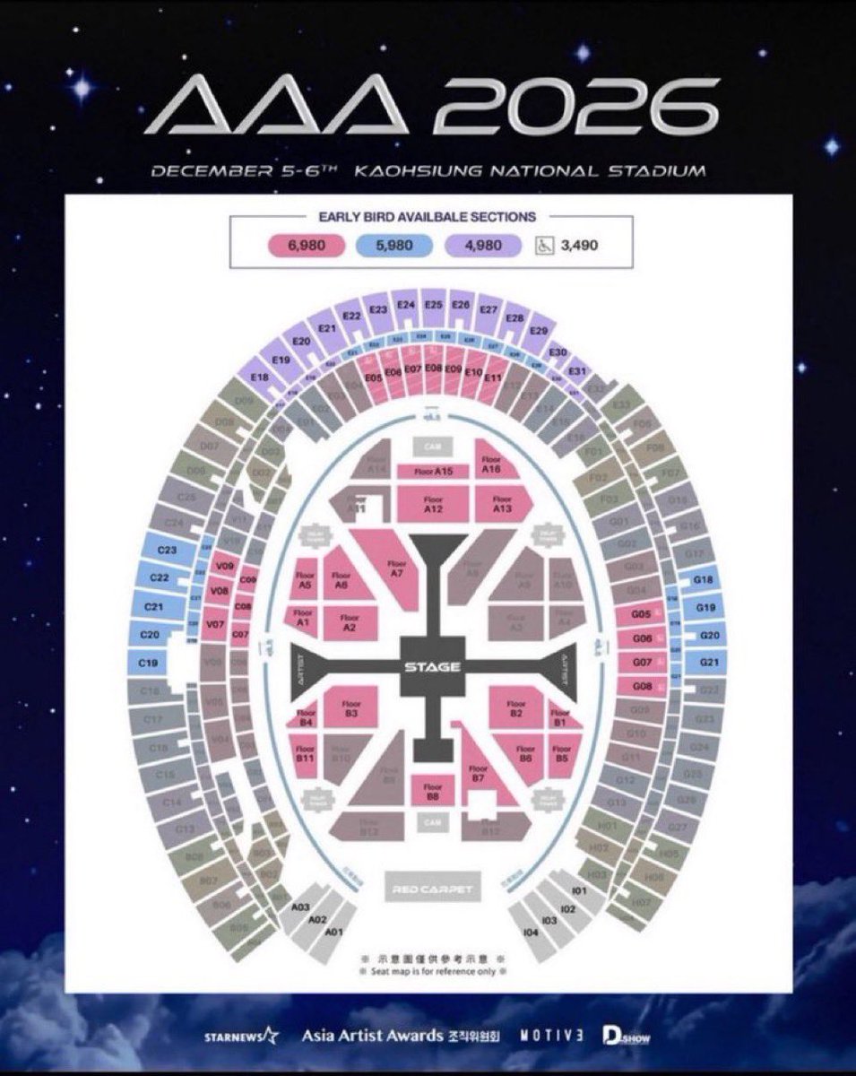 Himarimgl's tweet photo. 2026 AAA Asia Artist Awards IN KAOHSIUNG
高雄🇹🇼
代理チケッティング　チケット 代行
⚠️受付9/18まで

6980 区域ランダム
フロア　5列以内　
フロア　ラン��ム　

6980 区域ランダム
スタンド3列以内　
スタンドランダム　

5980ランダム
4980ランダム

ご希望の方はDMください https://t.co/sdf0ftleIB