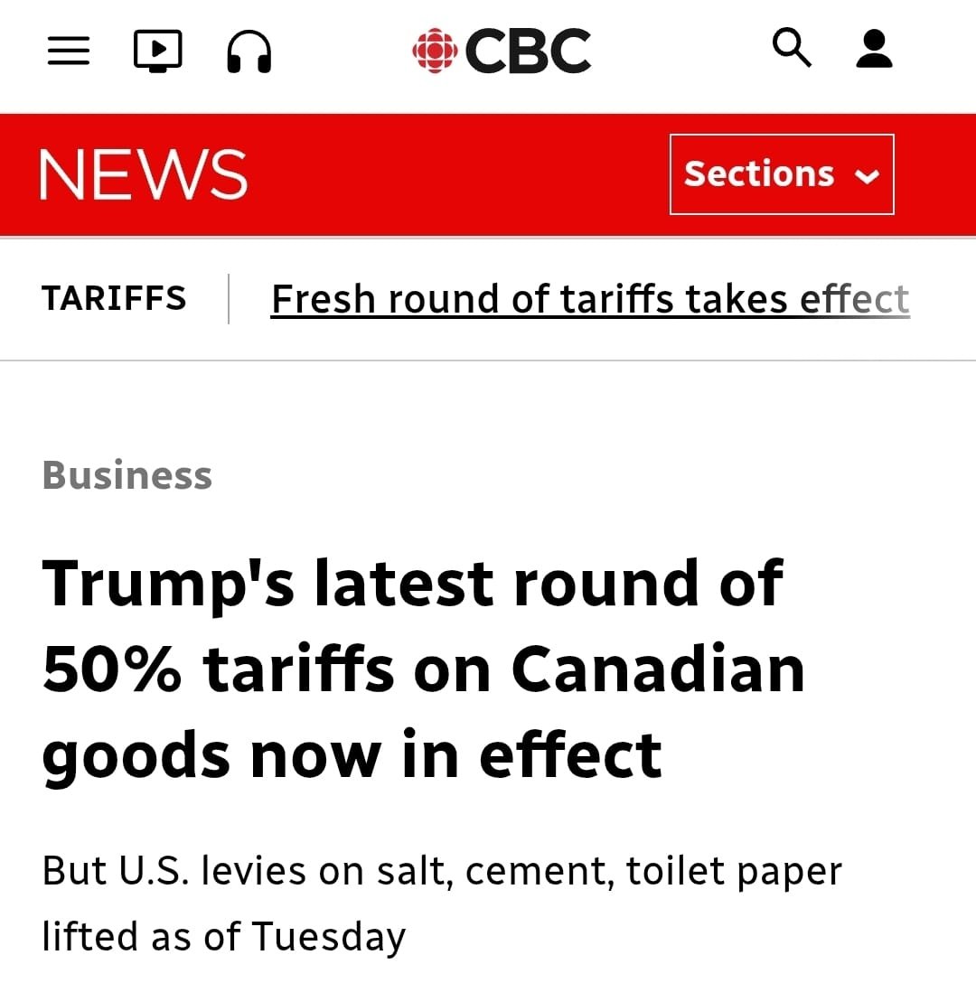JohnRustad4BC's tweet photo. Washington just landed another 50% duty on Canadian goods. B.C. will feel it: wine, paper, furniture, value-added wood.

Do not let Victoria hide behind that.

Yes, B.C. is exposed to the new U.S. duties. That part is true. The lie is that our mills are dying because of Washington. They are dying because Victoria will not let them have logs. 21 mills gone since 2023. Harvest half the target. Permits measured in years. Salvage rotting beside empty towns.

Tariffs are real. They are not why Plateau went dark.

This was a homegrown shutdown.