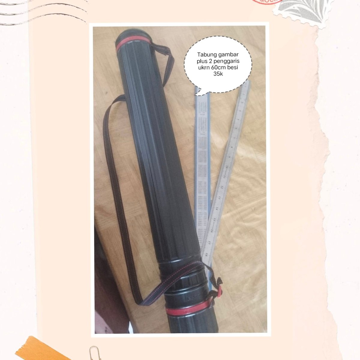 undipmfs3's tweet photo. -dips! wts tabung gambar 35k aja include 2 penggaris besi 60cm https://t.co/ibCiDqCXor