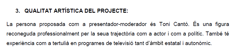 ramircalvo's tweet photo. No discutiré que @apunt_media necessita més pressupost. Però com no en té, la direcció hauria de tenir més cura dels recursos.

'Sopa de Letras' era tirar els diners (o finançar ves a saber què).

I van contractar 13 emissions del programa 'El debat' per 500.000€. https://t.co/DkmhKCcJ5G