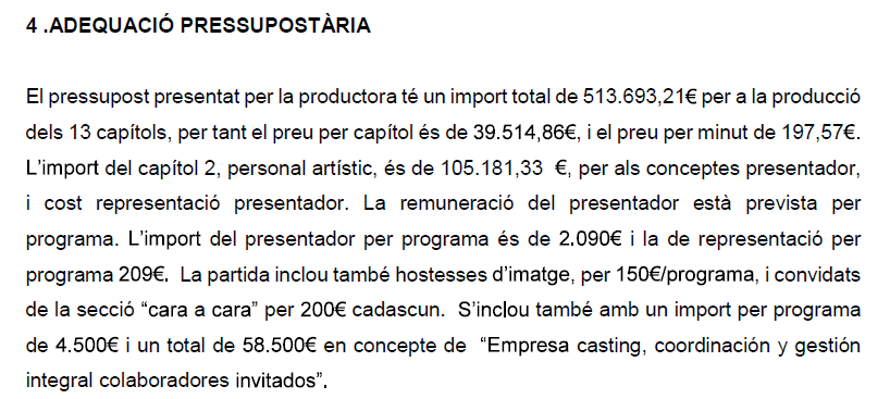 ramircalvo's tweet photo. No discutiré que @apunt_media necessita més pressupost. Però com no en té, la direcció hauria de tenir més cura dels recursos.

'Sopa de Letras' era tirar els diners (o finançar ves a saber què).

I van contractar 13 emissions del programa 'El debat' per 500.000€. https://t.co/DkmhKCcJ5G