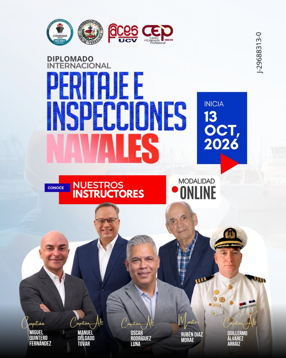 consemargroup1's tweet photo. La experiencia que forma a los verdaderos especialistas.

Conoce a nuestros instructores y prepárate para aprender de quienes tienen experiencia real en el campo.

#peritaje #formacionmaritima #capacitación #accidentesmaritimos #diplomado https://t.co/Y9zqfgf95D