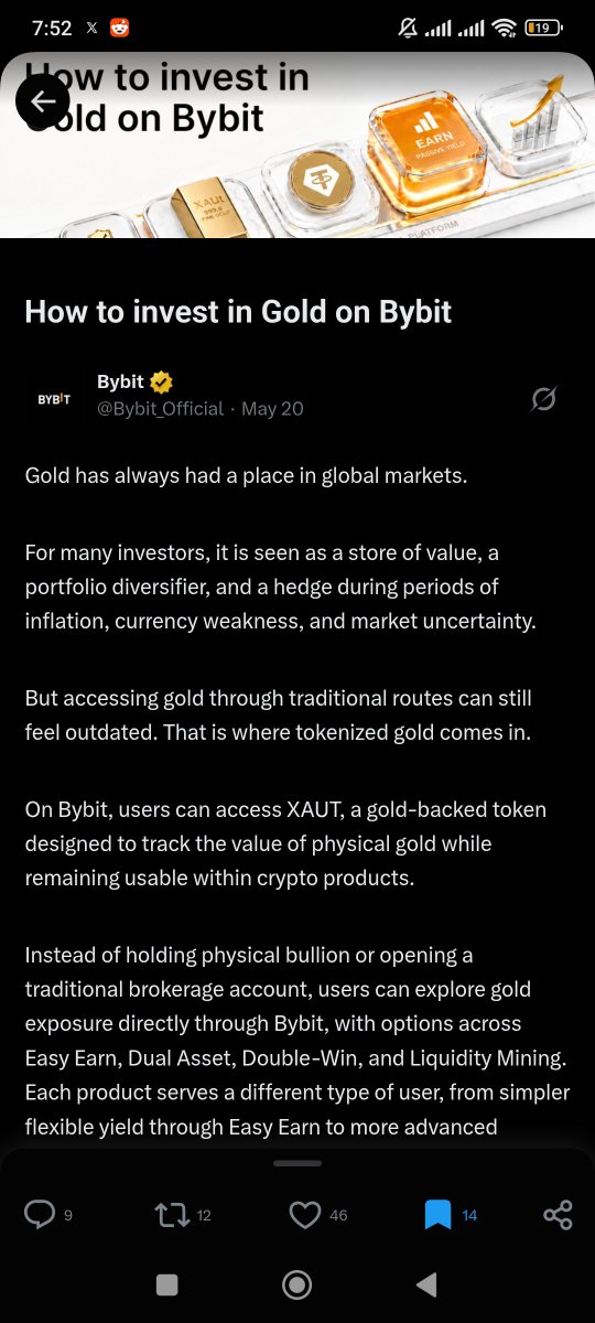 DemoonXc's tweet photo. @Bybit_Official My #1 takeaway: XAUT shows how traditional assets can be brought into the on-chain economy. #Bybit https://t.co/hYnOHkeLjR