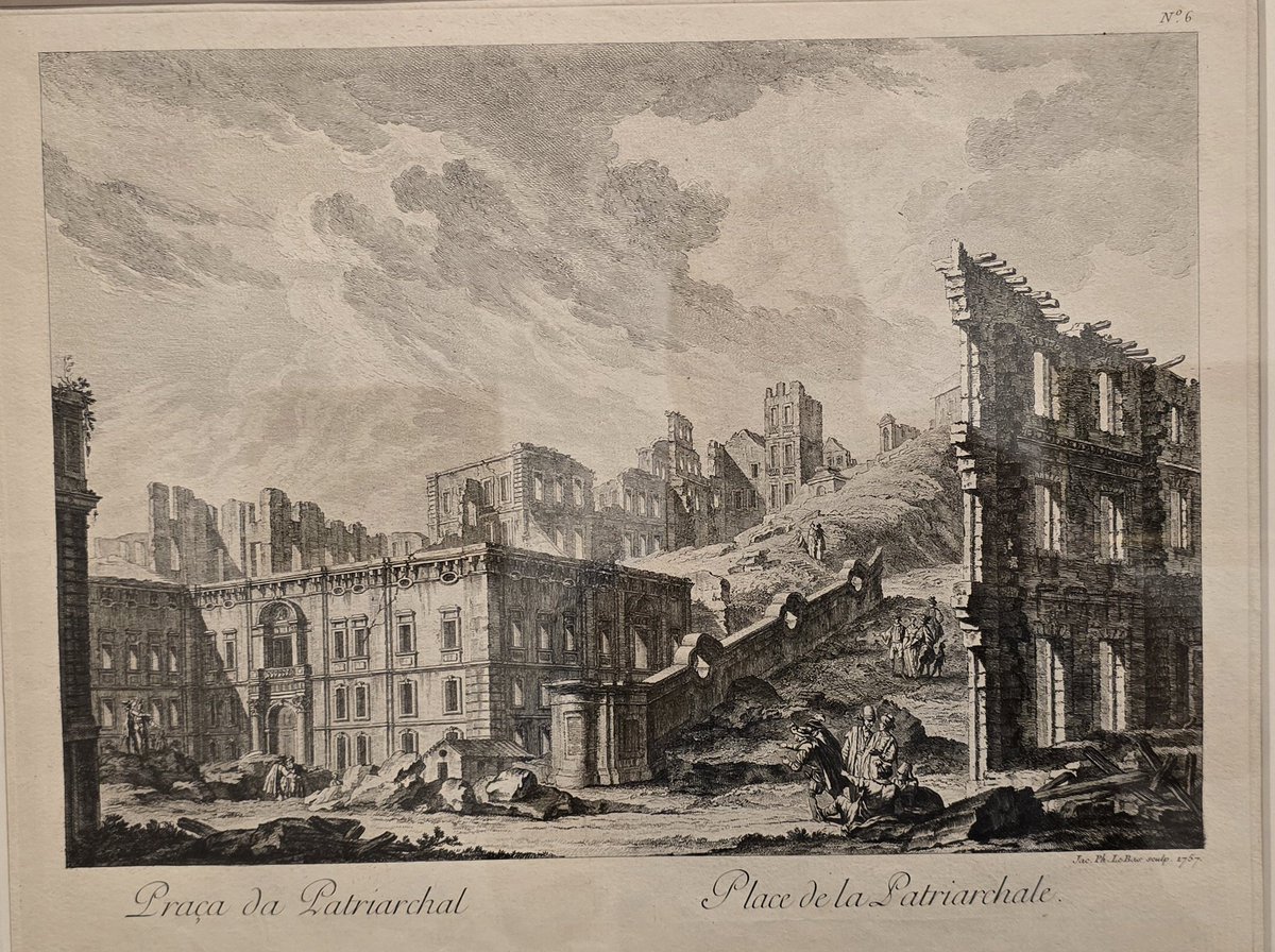 Martin1960's tweet photo. Twee etsen van de verwoestende aardbeving in 1755, die heel #Lissabon platleggen. Een heuse #Wouwerman (herkenbaar aan de eeuwige paarden ππ) en een rivierlandschapje van Jan #Brueghel de Oudere. πβοΈ #Faro Gemeentemuseum; #Portugal https://t.co/7nTrhGkPiN