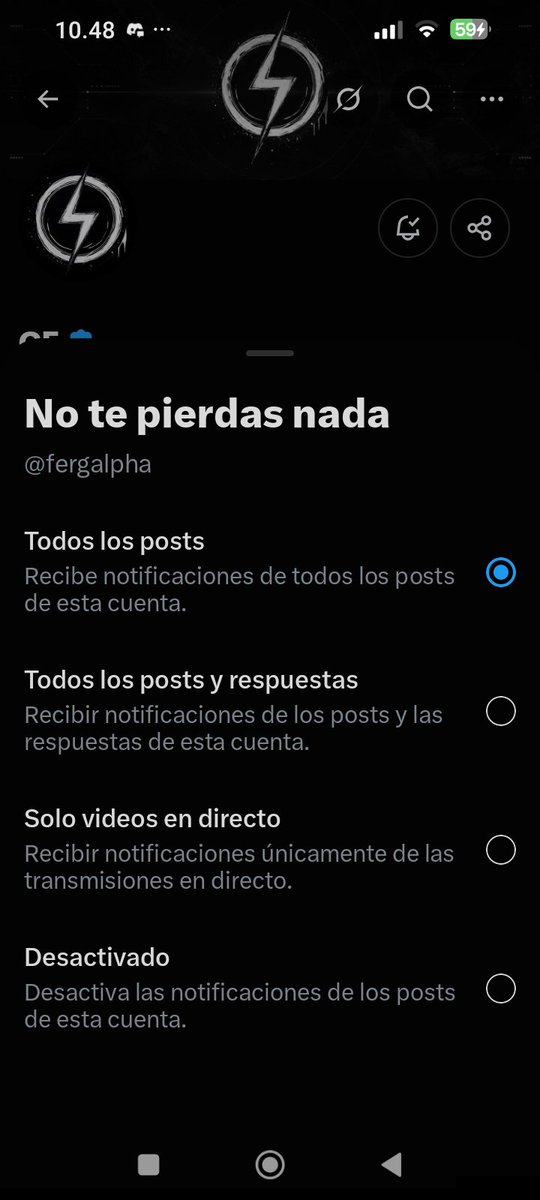 Anthony18x1's tweet photo. @fergalpha Todas las notificaciones activas!!! https://t.co/ZqxCF3ddKH