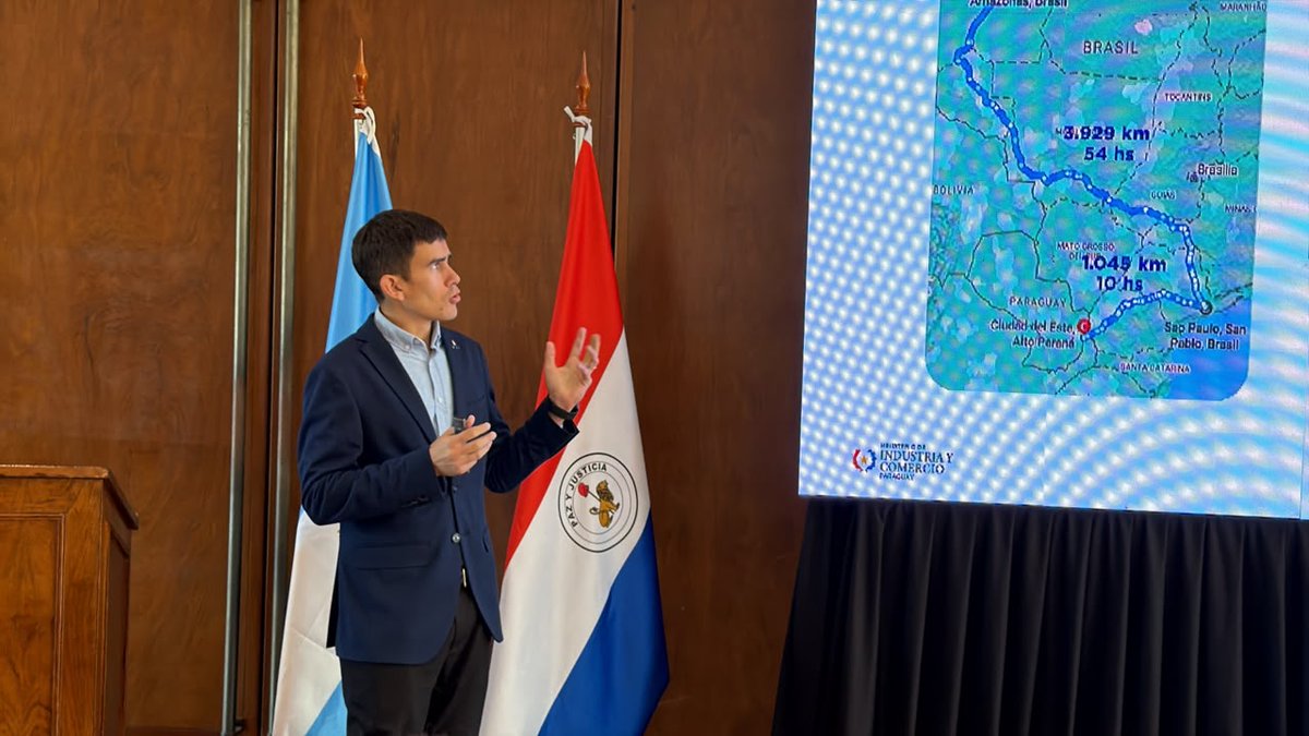 rnpy920am's tweet photo. Móvil @bethastevensd 

🗣️ Alejandro Gross,  jefe del Dpto. de Seguimiento al Inversionista de @REDIEXParaguay y🗣️Rubén Guardia, Gte. Gral. del Banco Nación Argentina 
🔹Realizan apertura de la Misión Comercial de empresas argentinas de la Construcción y de la Refrigeración https://t.co/JHGlzERofo