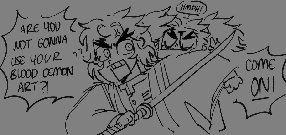 muidoroid's tweet photo. demon kyojuro but he wants to die and he doesn’t like using any of his demon powers because it grosses him out https://t.co/TBHm9JUDcs