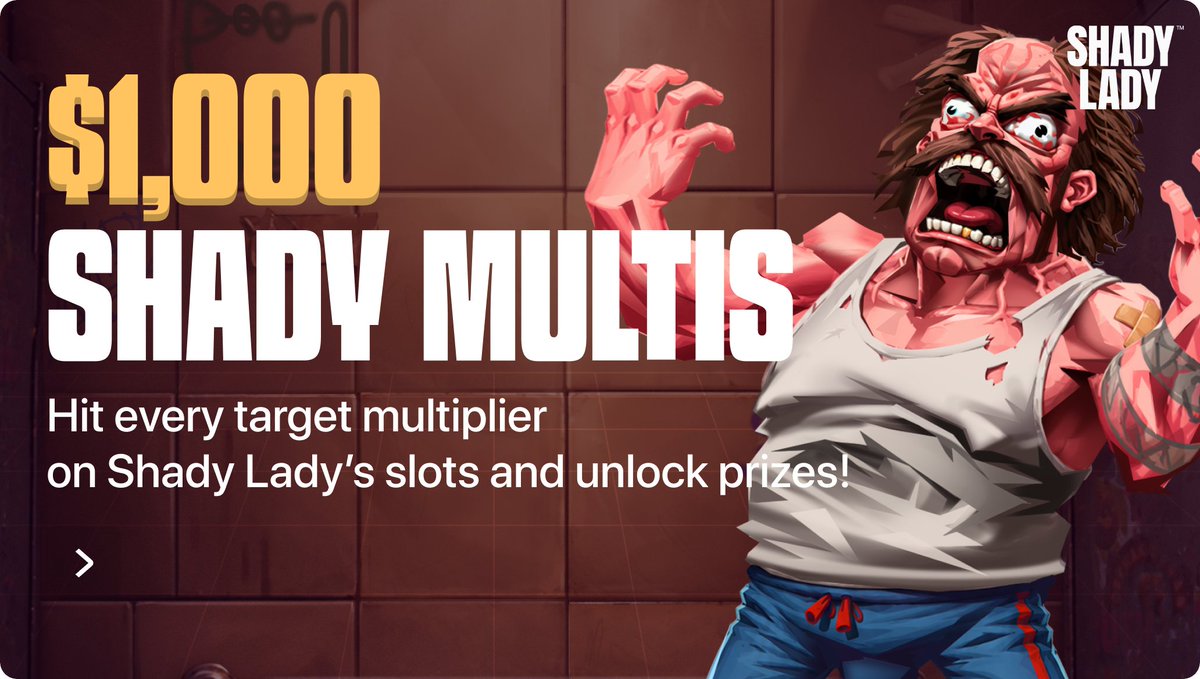 moonroll's tweet photo. $1,000 Shady Multis is live.

Hit every target multiplier across Shady Lady’s slots and unlock your share of the $1,000 prize pool.

Plus, we’re giving away $50.

🔁 RT + tag a friend to enter.