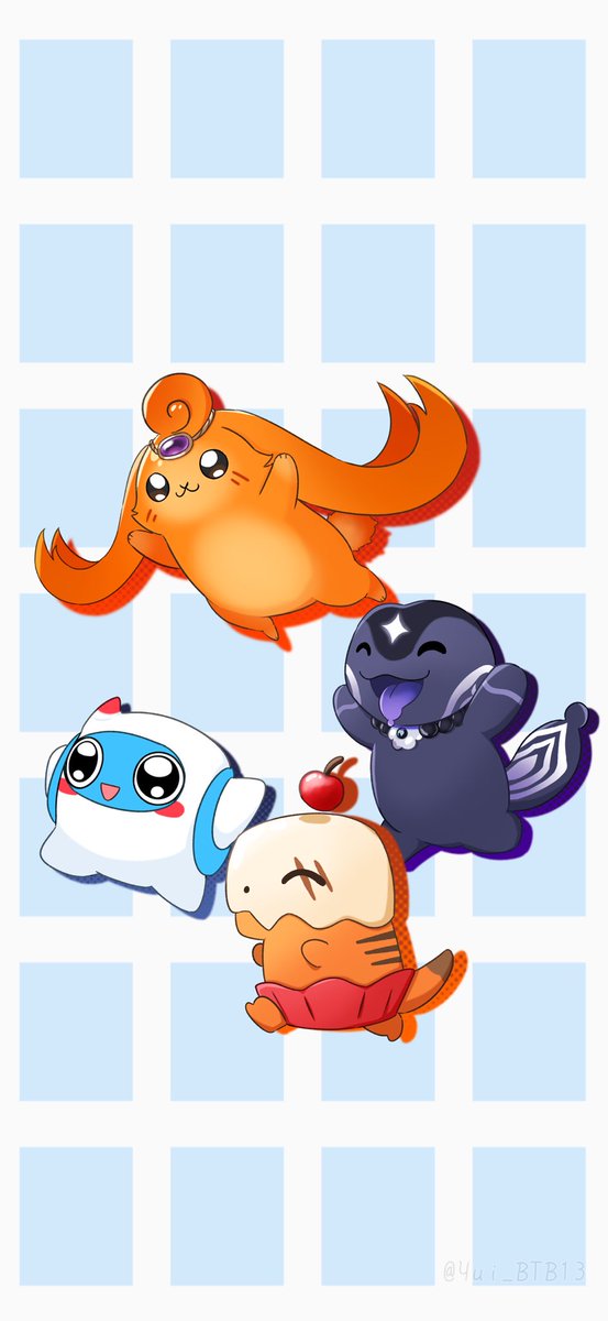 Yui_BTB13's tweet photo. Cute fan mascots of Ravanis, sized for smartphone wallpapers! Feel free to use them for personal use. 💕

#Altustry #Ryzartz 
#CendArt #NayuArt https://t.co/F213d6H9uZ
