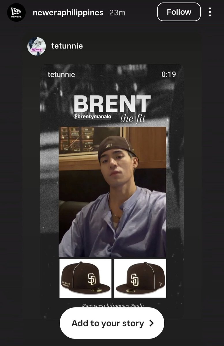 ParaKayBrenty's tweet photo. Hi @NewEraCapPH @NewEraCap
When you decide to send Brent @brentymanalo a couple of caps, please include a copy of this screenshot aahahah jk but thanks for the restory!
#BrentManalo #NewEraCap https://t.co/s0vwOFddiZ