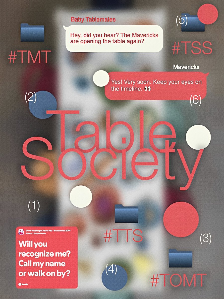 TableSocietys's tweet photo. Uh no, Who left these seats empty..? 👀🗯️ The Mavericks are calling, and Table Society is open for new mates! Got a spot in mind? Come claim it before someone else does! ♟️ https://t.co/E42XDFbrzD