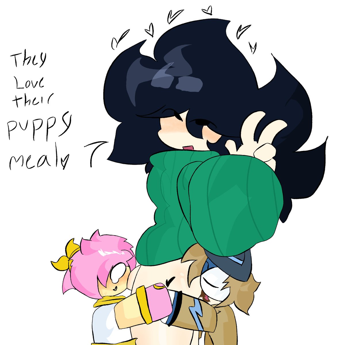 LINETRART's tweet photo. NSFW | Shoki X Aeris X Emira 
I want to fuck them all day ♡ 
Oc: @error938384 

#r34 #rule #art #nsfwtwtًً https://t.co/VrYsmSBju9