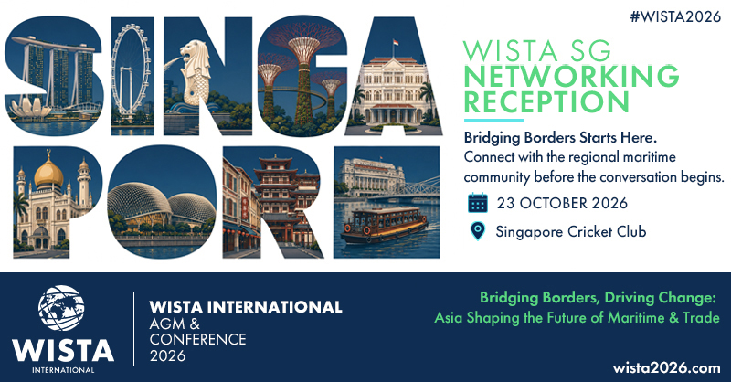 WISTAInt's tweet photo. The #WISTA2026 Singapore Networking Reception is sold out!

To join the waiting list for this event, visit: https://t.co/uv6CSWYfS7

#WISTA #MaritimeLeadership #Inclusion #Networking https://t.co/CTocj2ViiZ