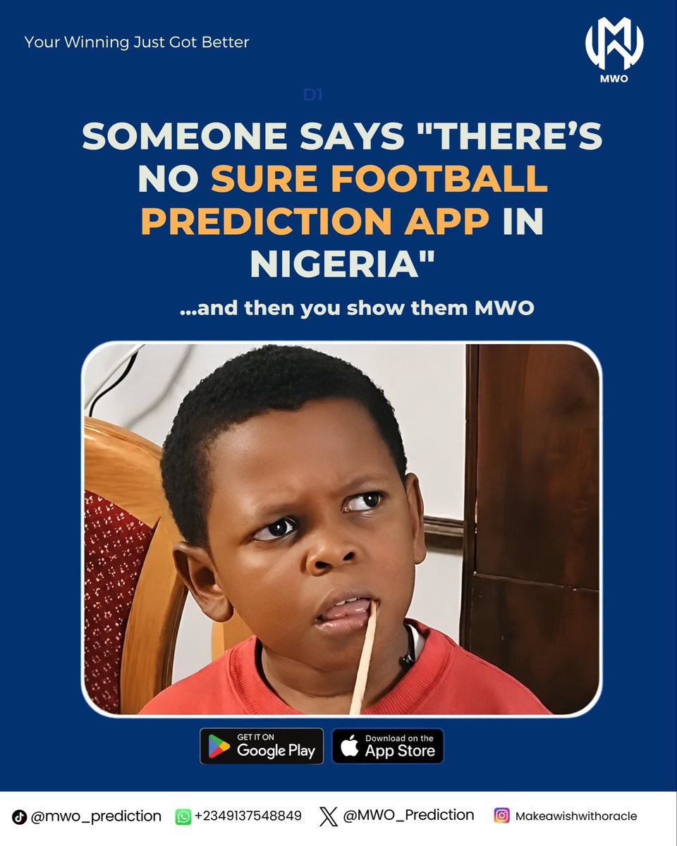 MWO_Prediction's tweet photo. Swipe to see our yesterday’s scorecard 🔥🔥🔥
We predicted 14 games💥💥💥
✅12 won
❌2 loss
📲Download the MWO app for your smarter predictions⚽️💙
#fyp #mwo #viral #footballgame #predictions https://t.co/P4PNKmPiRg