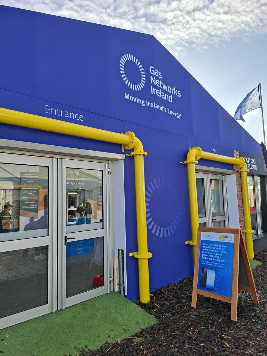 GasNetIrl's tweet photo. Day 1 at the @NPAIE!

📍 Visit us at Stand 153, Row 8, Block 4 to meet our expert team and explore our interactive stand. Come say hello, learn something new, and join us on Ireland's energy transition.

#Ploughing2026 #MovingIrelandsEnergy https://t.co/Wx7NJ7QEPn