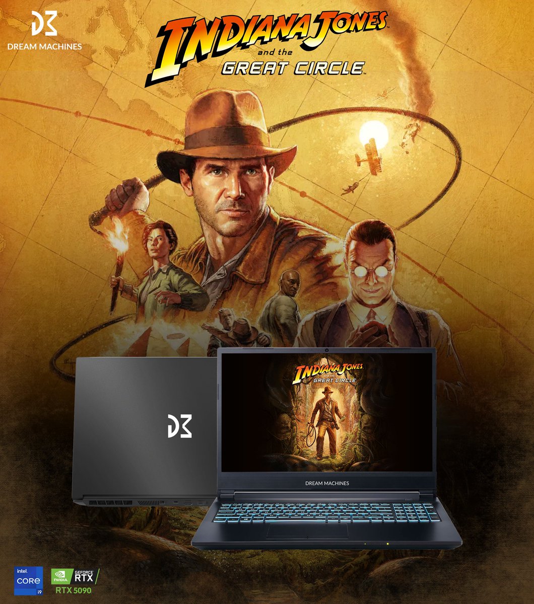 DreamMachinespl's tweet photo. Indiana Jones i #Wielki #Krąg
#IndianaJones #Gaming https://t.co/zMztd5GRk4