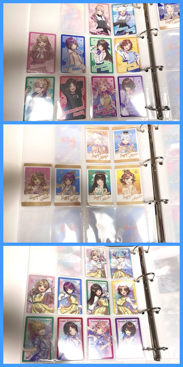figure_su_ki's tweet photo. 遅くなりましたが、現地で交換してくださった方々本当にありがとうございました🙇‍♀️コレクションカード無事にコンプできました！
缶バッジも購入特典もHY:RAINで揃えられて、かつ菜花いっぱいなので大満足です☺️ https://t.co/QjeMA2pR2v