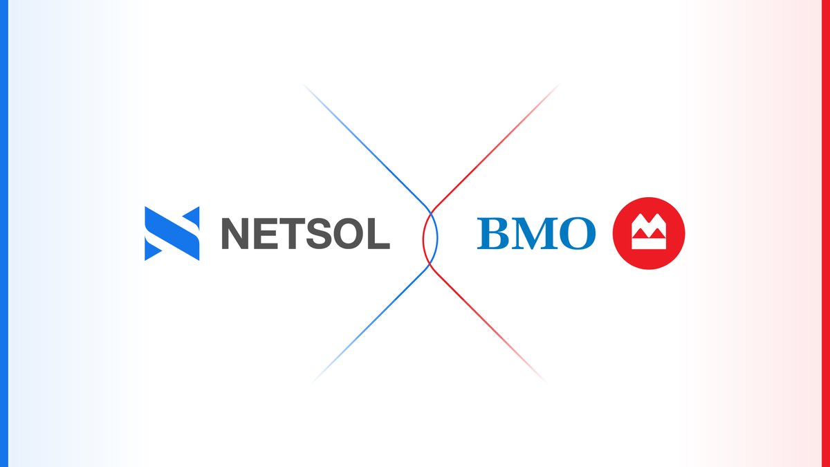 NETSOLTech's tweet photo. NETSOL Technologies is proud to announce that BMO has selected our Transcend Finance platform to power its equipment finance operations in the United States. 

This engagement marks BMO's transition from our legacy LeasePak platform to Transcend Finance, extending a partnership that spans more than 30 years and reinforcing NETSOL's role as a trusted technology partner to one of North America's leading financial institutions. 

Read the full announcement:  
https://t.co/toXttmHFI5 

#netsoltech #netsolamericas #equipmentfinance #futureproofing #technology #transcendfinance #transcendplatform #longstandingcustomer #tieronepartner #bmo