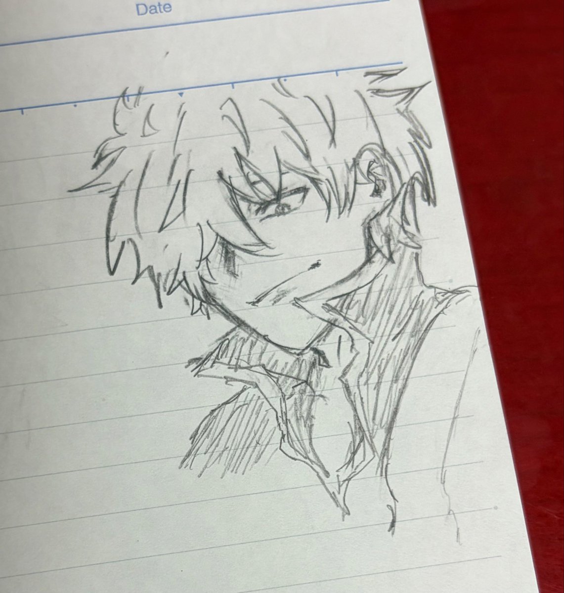 tebasaki_7's tweet photo. 授業中に描いた銀さん、あんまり似てない
#絵 #イラスト #銀魂 https://t.co/JVWQYV1Ixt