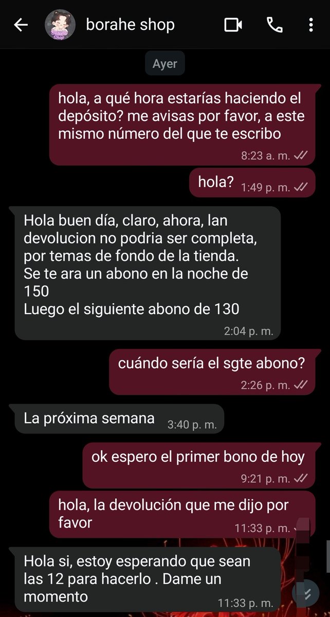 rosesxmin's tweet photo. [ACTU]
Me encontraron gente, pero q chu, yo no dije nada que no fuera cierto.
Me dieron un monto incompleto, así que toca esperar otra semana.

Por sí me lees, espero la devolución total el lunes que viene (tiempo que ni debería volver a esperar)

Págale a todas 👍🏻 https://t.co/il0rXt6Tal